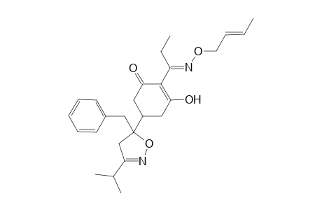 2-Cyclohexen-1-one, 2-[1-[(2-butenyloxy)imino]propyl]-5-[4,5-dihydro-3-(1-methylethyl)-5-(phenylmethyl)-5-isoxazolyl]-3-hydroxy-