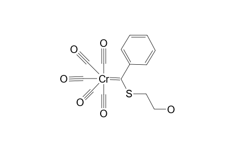 (CO)5CR=C(SCH2CH2OH)PH;((2-HYDROXYTHIOETHOXY)-PHENYLCARBENE)-PENTACARBONYL-COMPLEX-OF-CR