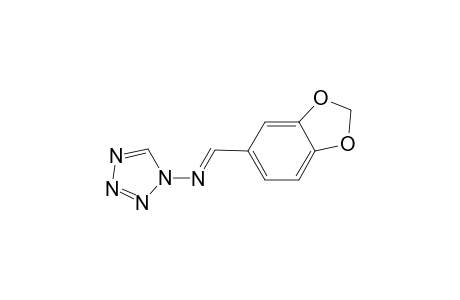 N-[(E)-1,3-benzodioxol-5-ylmethylidene]-1H-tetraazol-1-amine