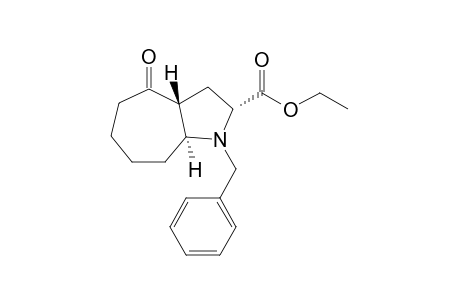 (2RS,3aRS,8aSR)-Ethyl 1-benzyl-4-oxodecahydrocyclohepta[b]pyrrole-2-carboxylate