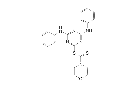 4,6-dianilino-1,3,5-triazin-2-yl 4-morpholinecarbodithioate