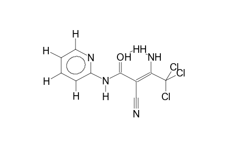 4,4,4-TRICHLORO-3-AMINO-2-CYANOCROTONIC ACID, 2-PYRIDYLAMIDE