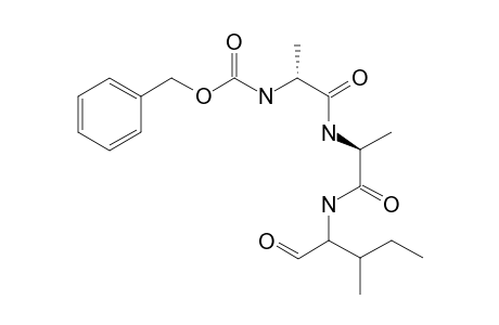 2-[N-(Benzyloxycarbonyl)-(R)-alanyl-(S)-alanylamino]-3-methylpentan-1-al