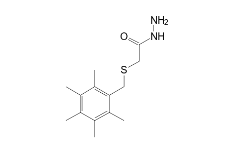 [(2,3,4,5,6-pentamethylbenzyl)thio]acetic acid, hydrazide