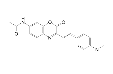 N-{3-[p-(dimethylamino)styryl]-2-oxo-2H-1,4-benzoxazin-7-yl}acetamide