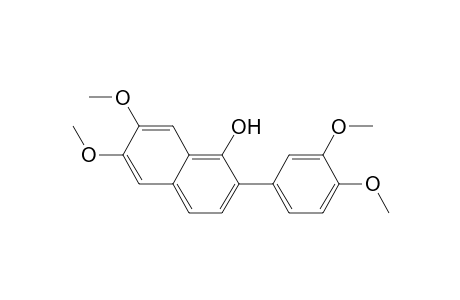 2-(3,4-dimethoxyphenyl)-6,7-dimethoxy-1-naphthalenol