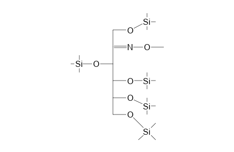 D-Fructose, 1,3,4,5,6-pentakis-O-(trimethylsilyl)-, O-methyloxime