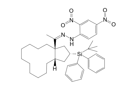 (1S,12S,14R) 1-Acetyl-14-tert-butyldiphenylsilylbicyclo[10.3.0]pentadecane-(2,4-dinitrophenylhydrazone)