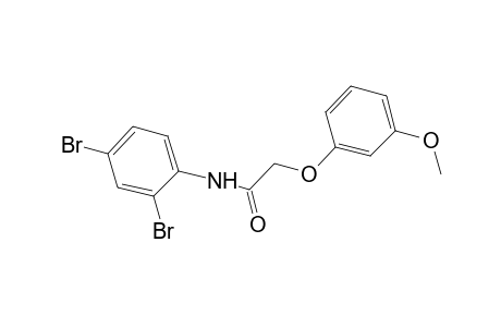 N-(2,4-dibromophenyl)-2-(3-methoxyphenoxy)acetamide