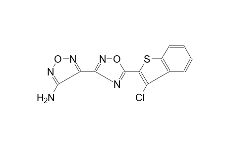 1,2,5-Oxadiazol-3-amine, 4-[5-(3-chloro-2-benzothienyl)-1,2,4-oxadiazol-3-yl]-