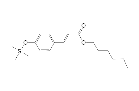 Coumaric acid <(E)>, hexyl ester, mono-TMS