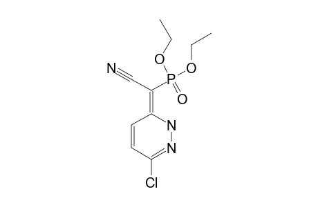 [(6-Chloro-2H-pyridazin-3-ylidene)-cyano-methyl]-phosphonic acid diethyl ester