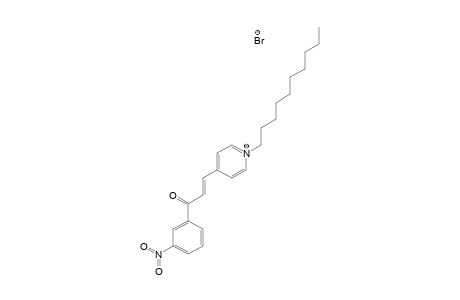 (2E)-1-(3-NITROPHENYL)-3-(N-DECYL-4-PYRIDINIUM-BROMIDE)-2-PROPEN-1-ONE