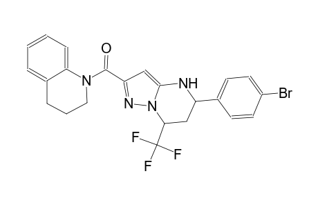 1-{[5-(4-bromophenyl)-7-(trifluoromethyl)-4,5,6,7-tetrahydropyrazolo[1,5-a]pyrimidin-2-yl]carbonyl}-1,2,3,4-tetrahydroquinoline