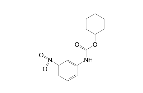 m-nitrocarbanilic acid, cyclohexyl ester