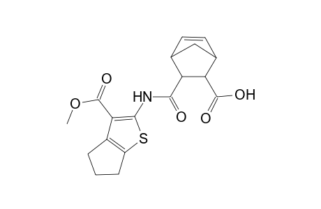 3-({[3-(methoxycarbonyl)-5,6-dihydro-4H-cyclopenta[b]thien-2-yl]amino}carbonyl)bicyclo[2.2.1]hept-5-ene-2-carboxylic acid