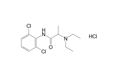 2',6'-dichloro-2-(diethylamino)propionanilide, monohydrochloride