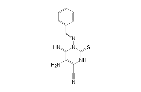 5-Amino-1-(benzylideneamino)-6-imino-2-thioxo-1,2,3,6-tetrahydropyrimidine-4-carbonitrile