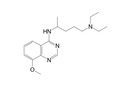 4-4-(diethylamino)-1-methylbutylamino]-8-methoxyquinazoline