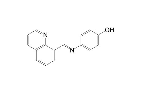 p-[(8-quinolylmethylene)amino]phenol