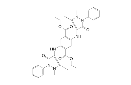 2,5-BIS(ANTIPYRINYLAMINO)-1,4-CYCLOHEXADIENE-1,4-DICARBOXYLIC ACID, DIETHYL ESTER