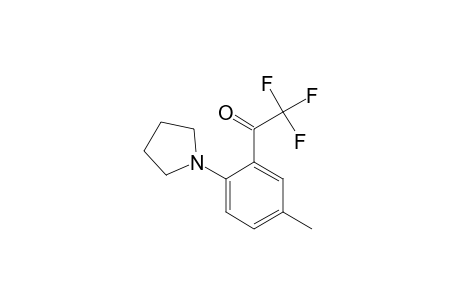 5'-methyl-2'-(1-pyrrolidinyl)-2,2,2-trifluoroacetophenone