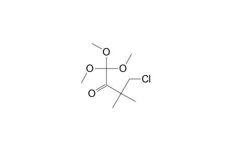 4-Chloro-1,1,1-trimethoxy-3,3-dimethyl-2-butanone