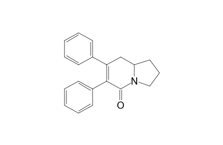 6,7-DIPHENYL-2,3,8,8A-TETRAHYDRO-5-(1H)-INDOLIZINONE
