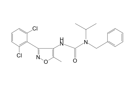 1-benzyl-3-[3-(2,6-dichlorophenyl)-5-methyl-4-isoxazolyl]-1-isopropylurea
