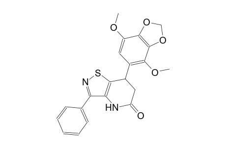 isothiazolo[4,5-b]pyridin-5(4H)-one, 7-(4,7-dimethoxy-1,3-benzodioxol-5-yl)-6,7-dihydro-3-phenyl-