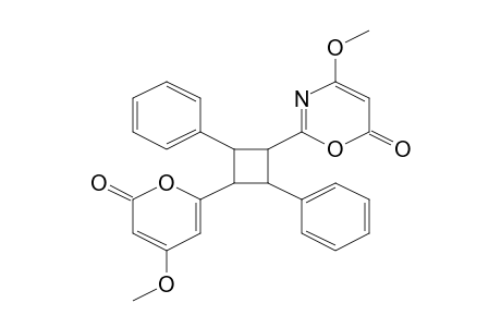 Cyclobutane, 1-(4-methoxy-6-oxo-6H-1,3-oxazine-2-yl)-3-(4-methoxy-2-oxo-2H-pyran-6-yl)-2,4-diphenyl-