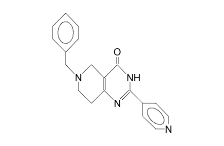 6-Benzyl-2-(4-pyridyl)-5,6,7,8-tetrahydro-3H-pyrido(4,3-D)pyrimidin-4-one