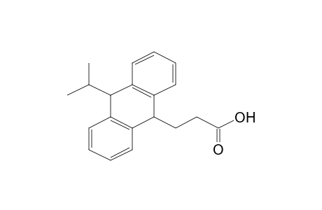 3-(10-Isopropyl-9,10-dihydro-9-anthracenyl)propanoic acid