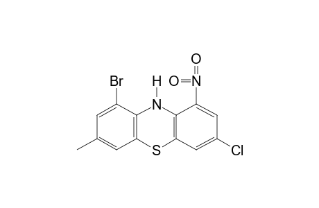 1-bromo-7-chloro-3-methyl-9-nitrophenothiazine