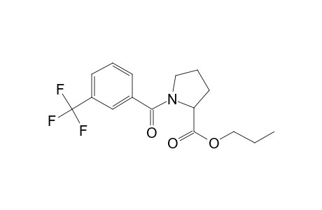 L-Proline, N-(3-trifluoromethylbenzoyl)-, propyl ester