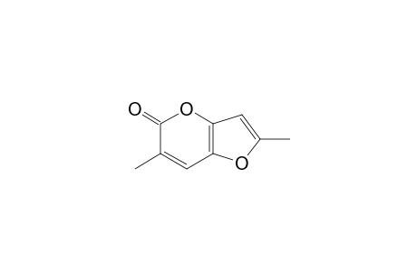 5H-Furo[3,2-b]pyran-5-one, 2,6-dimethyl-