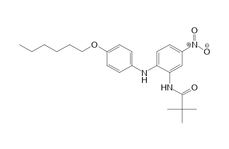 Propanamide, N-[2-[[4-(hexyloxy)phenyl]amino]-5-nitrophenyl]-2,2-dimethyl-