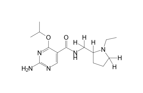 2-amino-N-[(1-ethyl-2-pyrrolidinyl)methyl]-4-isopropoxy-5-pyrimidinecarboxamide