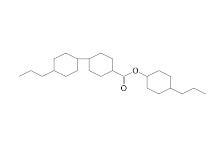 (4-propylcyclohexyl) 4-(4-propylcyclohexyl)cyclohexane-1-carboxylate