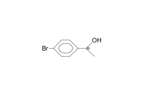 P-Bromophenyl-methyl-hydroxy-carbenium cation