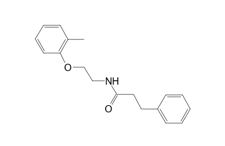 N-[2-(2-Methylphenoxy)ethyl]-3-phenylpropanamide