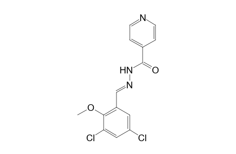 N'-[(E)-(3,5-Dichloro-2-methoxyphenyl)methylidene]isonicotinohydrazide