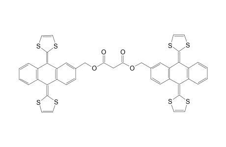 Di[9,10-bis(1,3-dithiol-2-ylidene)-9,10-dihydro-2-anthracenylmethyl]Malonate