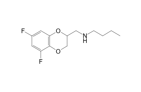 N-[(5,7-difluoro-2,3-dihydro-1,4-benzodioxin-2-yl)methyl]butan-1-amine