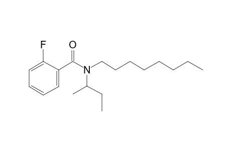 Benzamide, 2-fluoro-N-(2-butyl)-N-octyl-