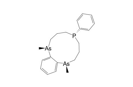 2,10-DIMETHYL-6-PHENYL-2,10-DIARSA-6-PHOSPHABICYCLO-[9.4.0]-PENTADECA-1(11),12,14-TRIENE