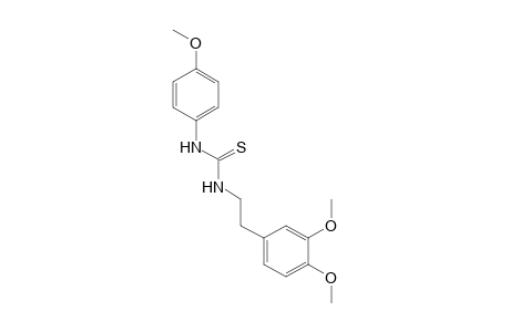 1-(3,4-dimethoxyphenethyl)-3-(p-methoxyphenyl)-2-thiourea
