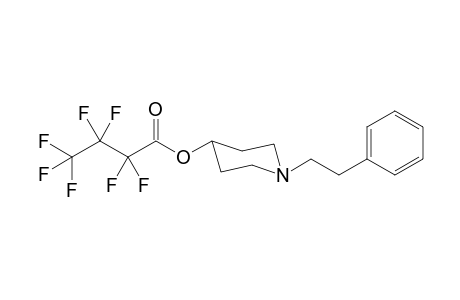 1-(2-Phenylethyl)-4-piperidol hfb