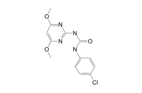 Urea, 1-(4-chlorophenyl)-3-(4,6-dimethoxypyrimidin-2-yl)-