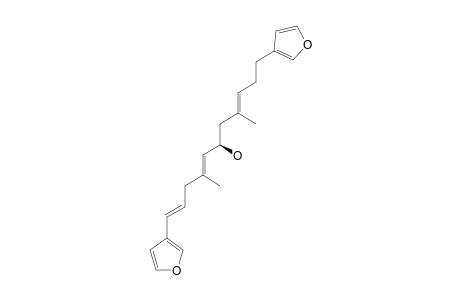 (+)-TETRADEHYDROFUROSPONGIN-1